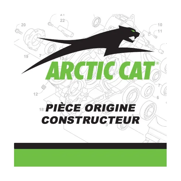 1621-678 - ARCTIC CAT DECAL,SKID PLATE-FWD-GRN-RH (LTD)