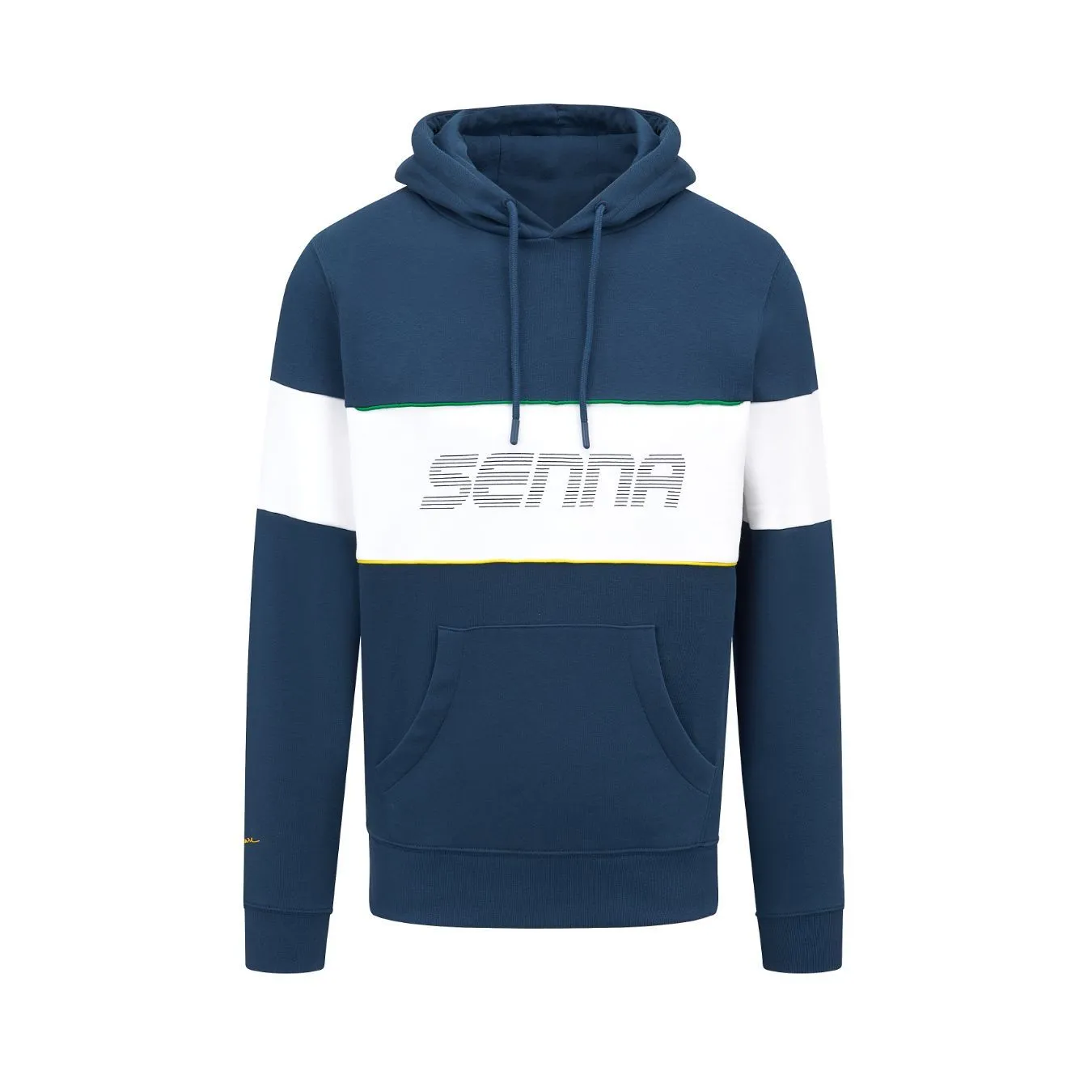 AYRTON SENNA Blue Racing Hoodie for Men