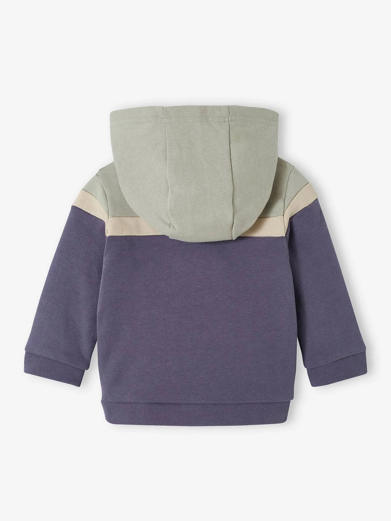 Baby Boy Zip-Up Hooded Cinnamon Hooded Vest - Vertbaudet