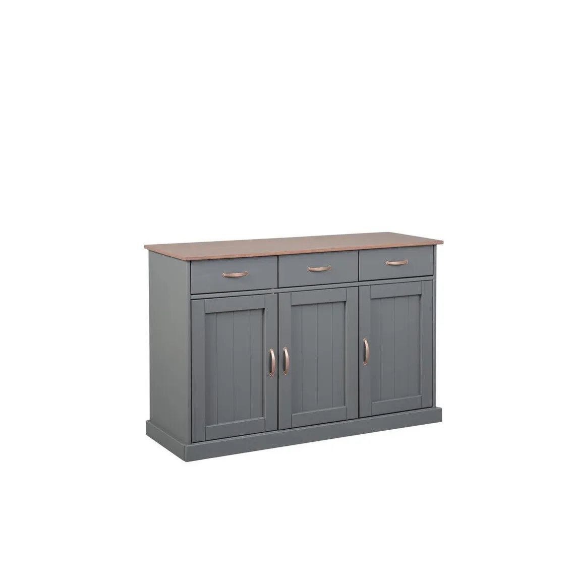 Bahut Bas LUZERNA 4.1 Gris & Sepia | Buffet, bahut, vaisselier 3 SUISSES