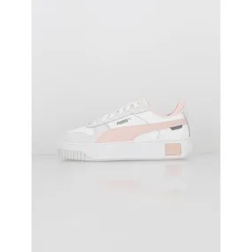 Baskets basses carina street rose blanc femme - Puma | wimod