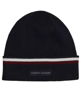 Navy Cotton Tommy Hilfiger Beanie