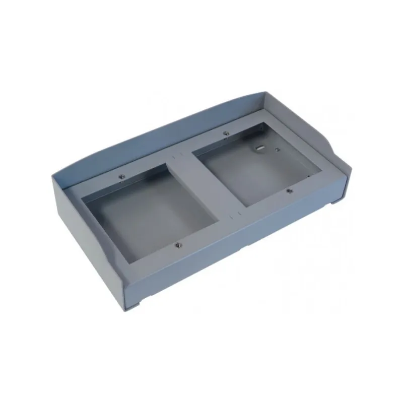 Boîtier à fixer avec visière pour 1 module x 2 (60020430)