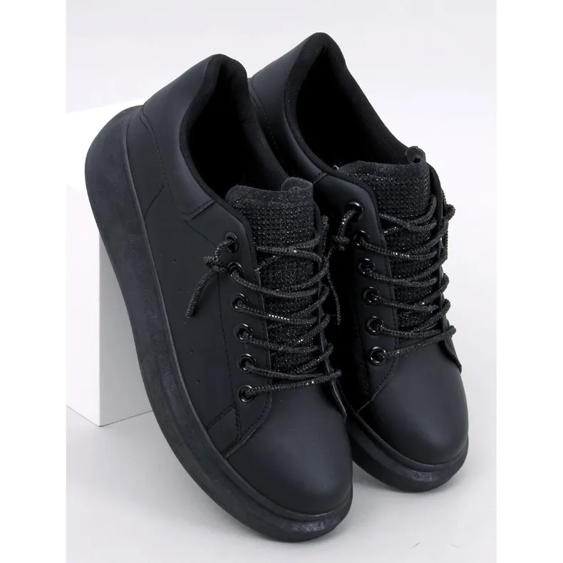 Brans All Black wedge sneakers in black - Shop now