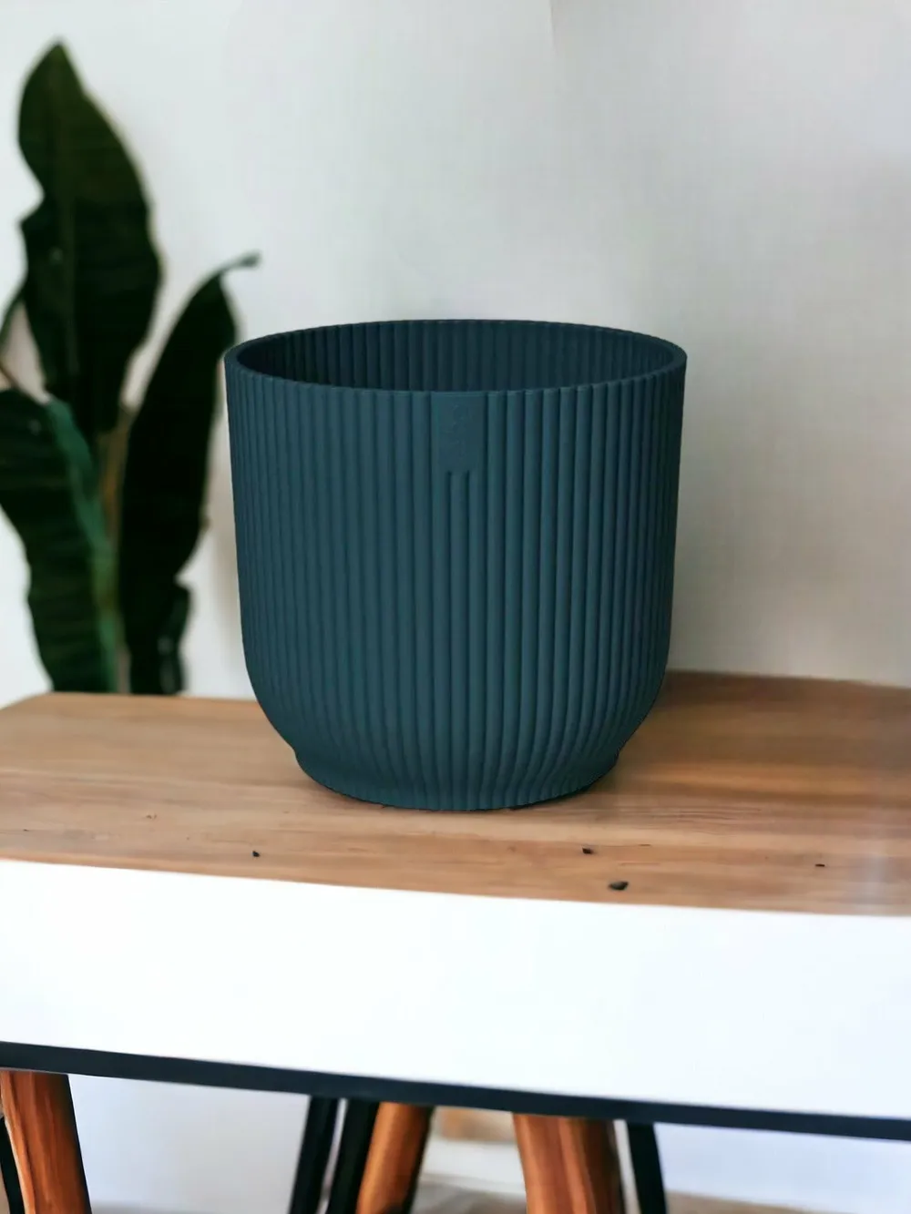 Cache-pot elho vibes fold bleu - d30 x h27