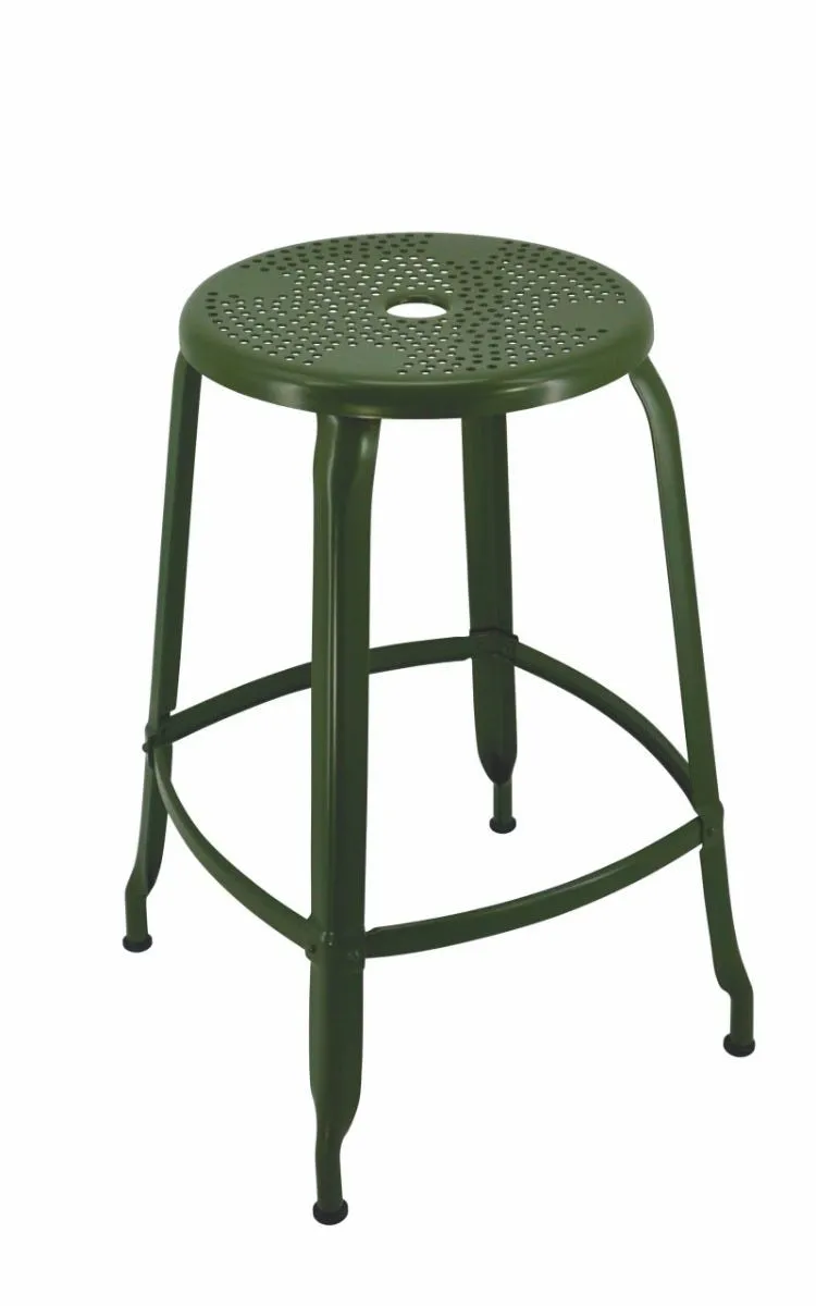 Chaise ou tabouret haut nicolle® outdoor vert olive mat