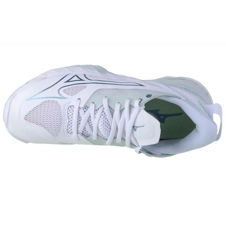 White Mizuno Wave Mirage 5 Shoes