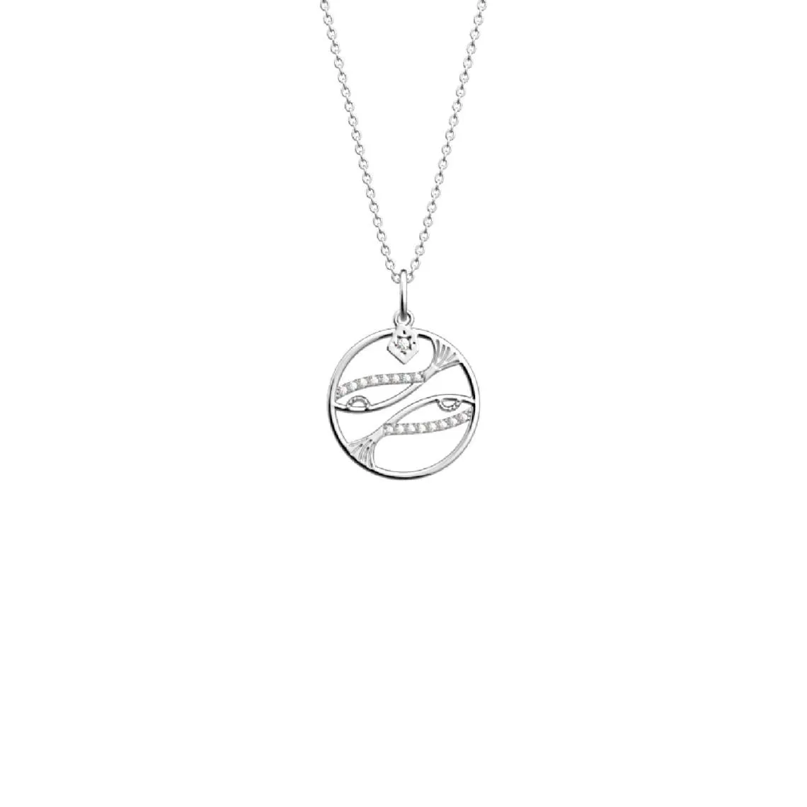 Collier Femme Les Georgettes 704413916J2050 Argent Agate P-Zodiaque | 3 Suisses