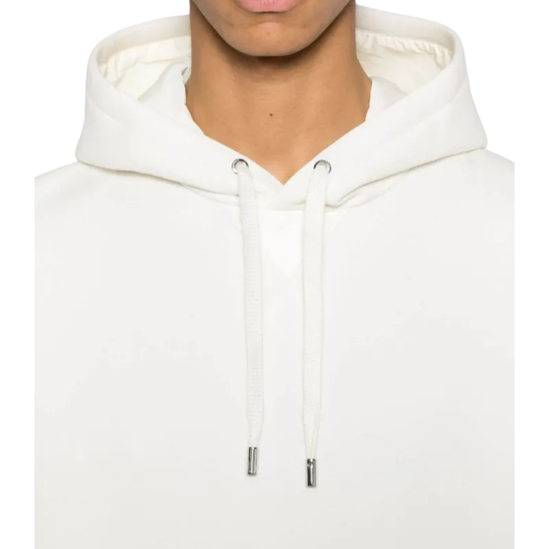 Cream Krys Hooded Sweatshirt with Velvet Logo