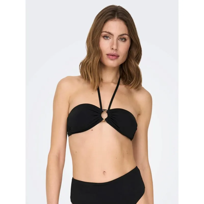 Beige Black Zebra Print Swimsuit Bikini Bottom - Happy & So | Wimod