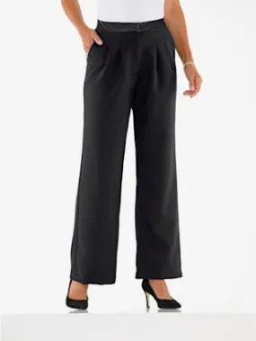 Decorative Satin Trim Pants