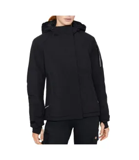 Dickies Performance Waterproof Black Women's Hooded Jacket.