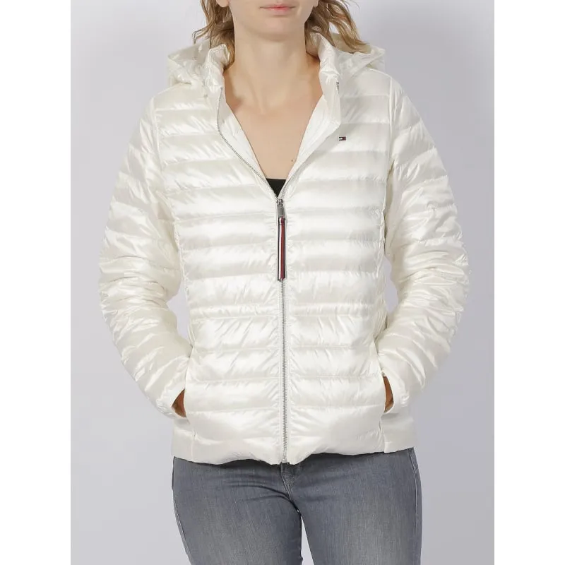 White Tommy Hilfiger Women's Down Jacket - wimod