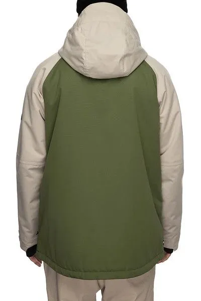 Geo Insulated Jacket - Putty Colorblock Ski Coat