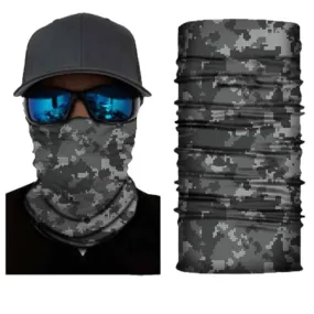 Gray Motorcycle Neck Gaiter