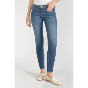 Jeans skinny POWER, 7/8ème bleu en coton Jade | 3 Suisses
