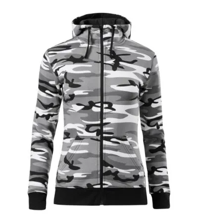 Malfini C20 Camo Zipper Women's Sweatshirt