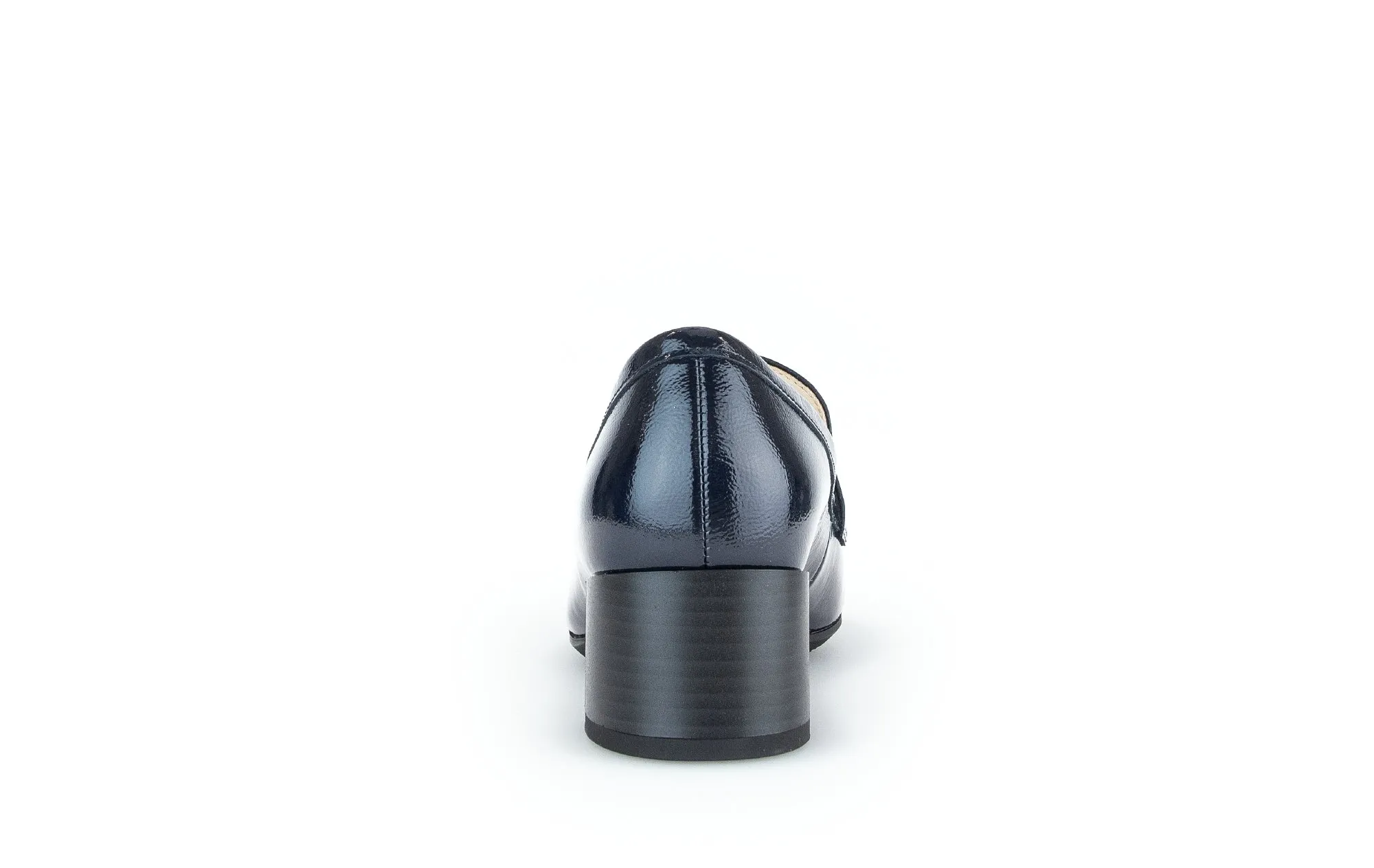 Navy Patent Leather Loafers