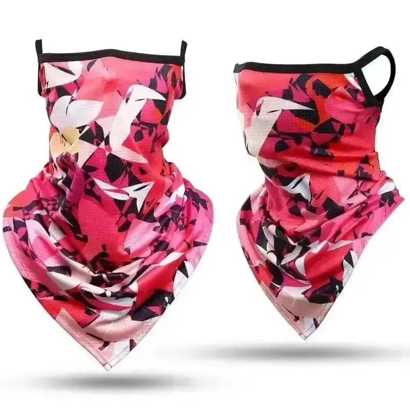 Motorcycle neck scarf and face protection mask.