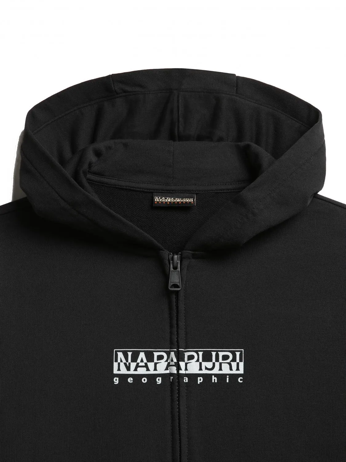 Napapijri Kids Black 041 Hooded Fleece Sweat - Buy at Outlet Price!