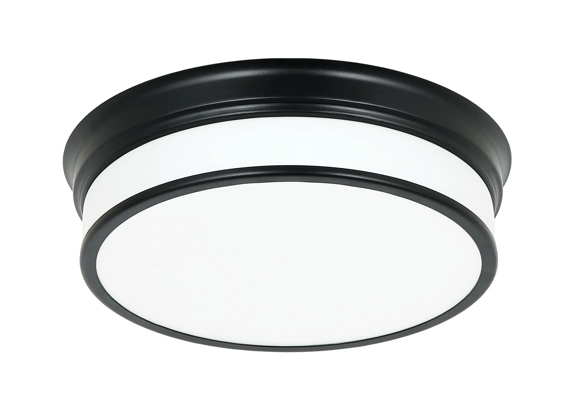 NAVO Plafonnier Noir DEL INTÉGRÉ - M15402BK | MATTEO