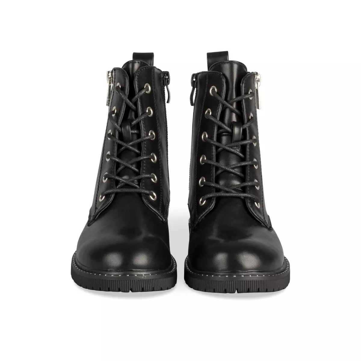 NOIR LOVELY SKULL Black Booties