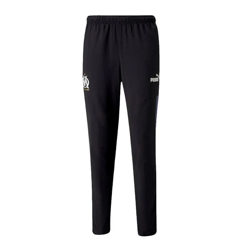 Black Puma Pre-Match Pants 23/24 Olympique de Marseille