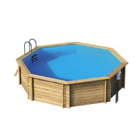 Piscine bois ronde Weva 530 - Ø 4,7 x H. 1,33 m