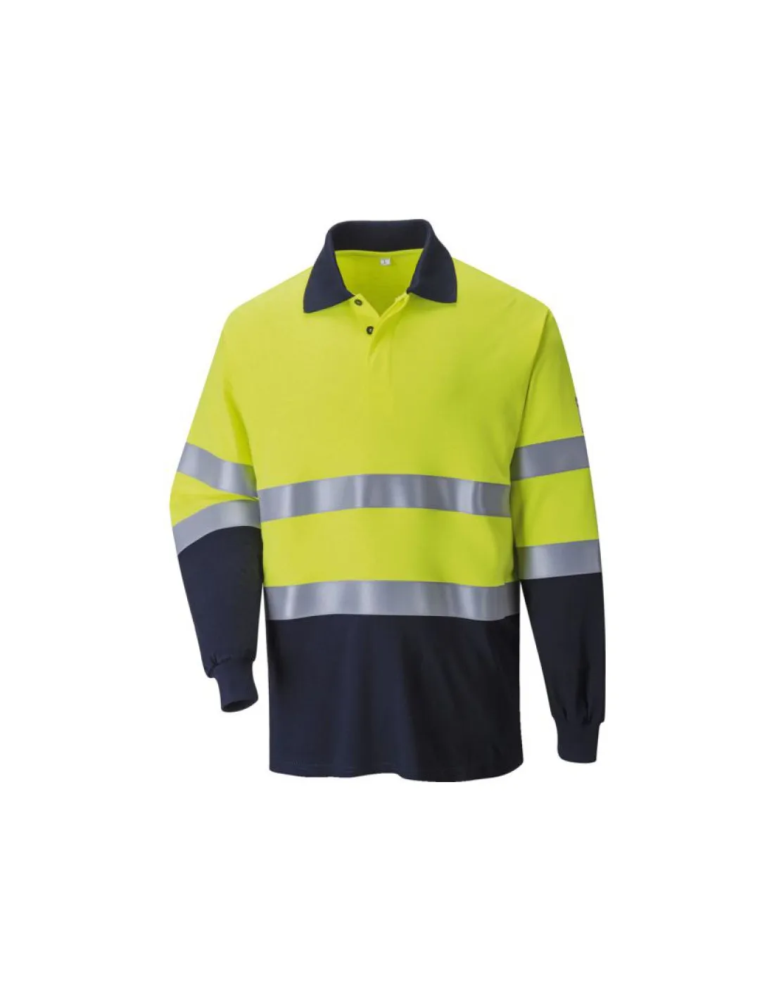 polo antistatique hivi jaunefluo/marine txl 18780-jfbm-xl - CF-26808