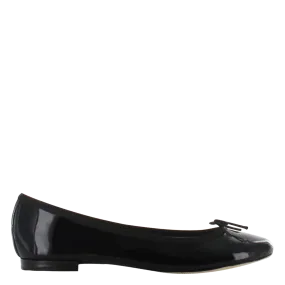 REPETTO  Ballerines vernies en cuir vernis cendrillon - Noir