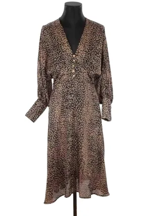 Robe marron Scarlet Roos marron. Matière principale synthétique. Taille 38.