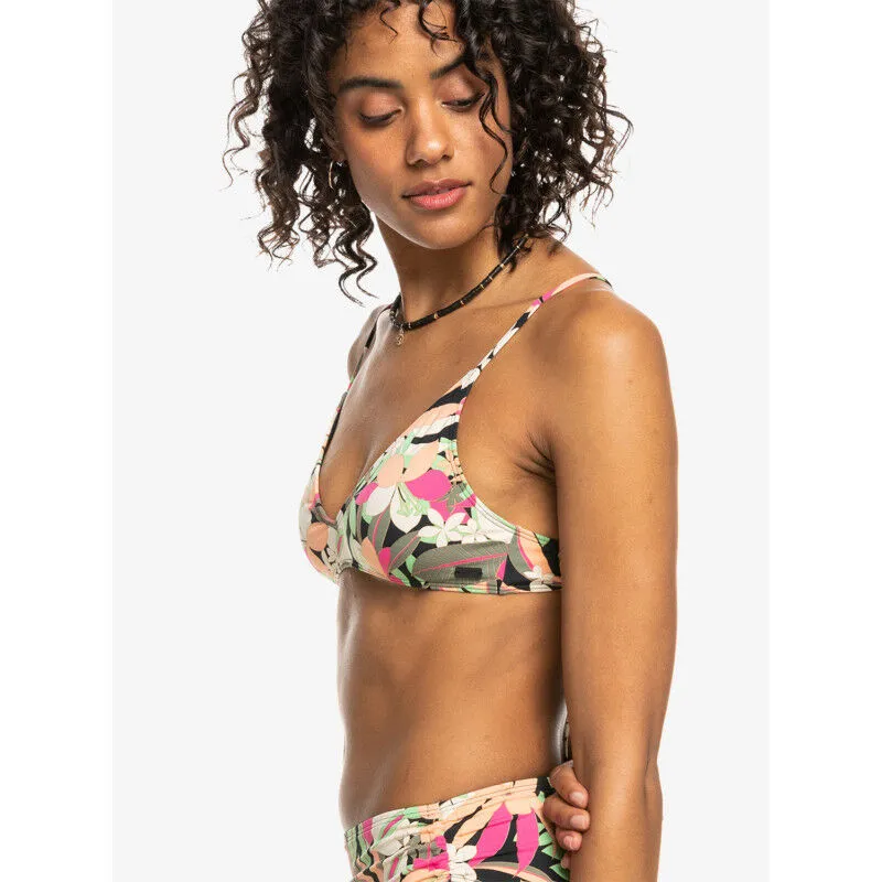Roxy Printed Beach Classics Strappy Bra - Women's Bikini Top | Hardloop.