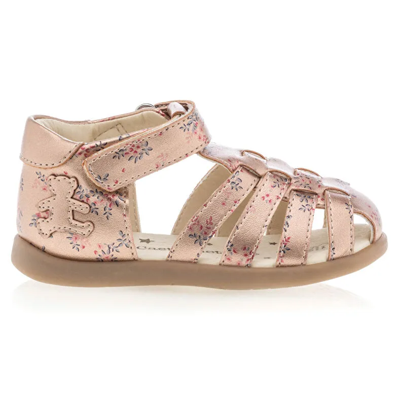 Sandals Baby Girl Gold Lulu Castagnette - Besson Shoes