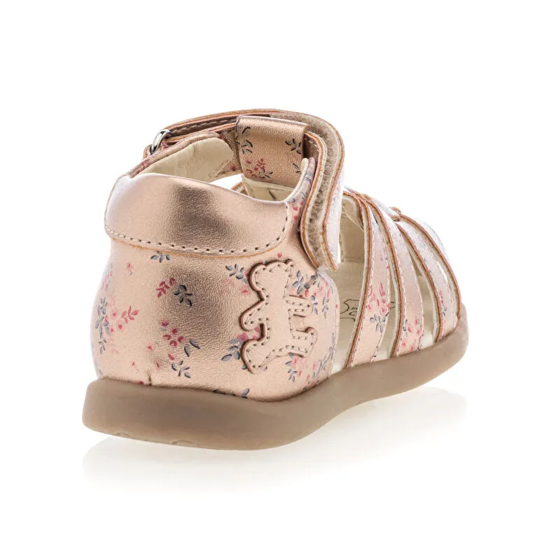 Sandals Baby Girl Gold Lulu Castagnette - Besson Shoes