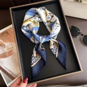 Silk Scarf Gaia Foulard 68cm