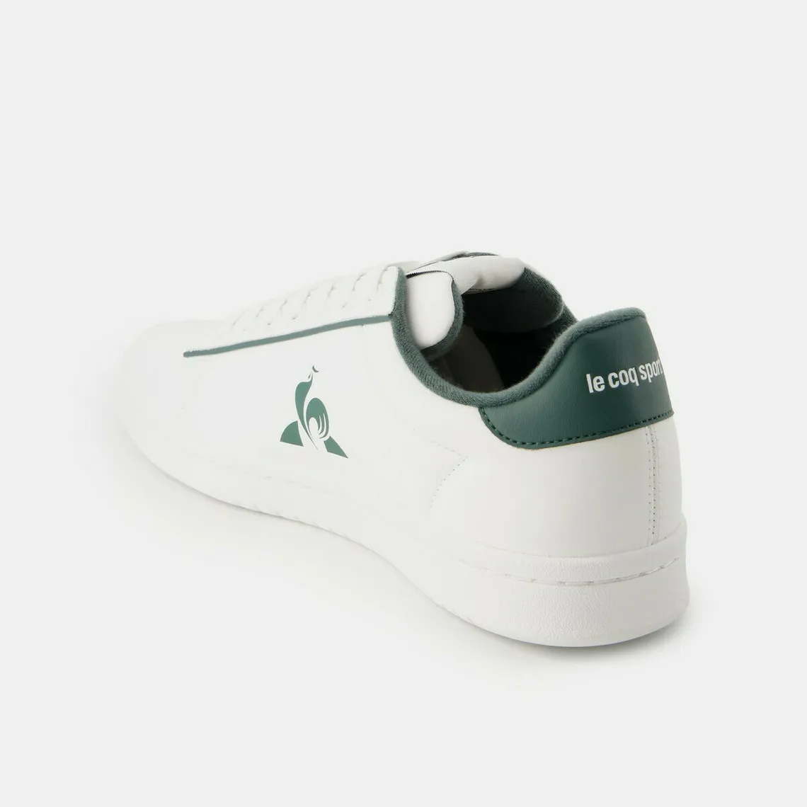 Sneakers blanc COURT CLEAN optical  en cuir | 3 Suisses