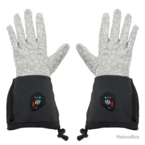 GLOVII Fancy Heated Liner Gloves, L-XL Black