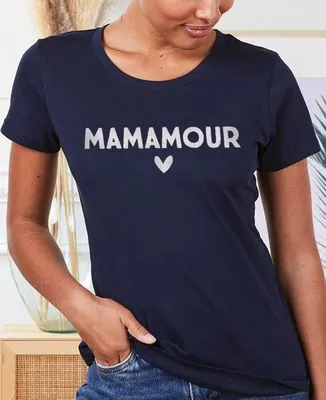 Mamamour velvet effect women's sweatshirt.