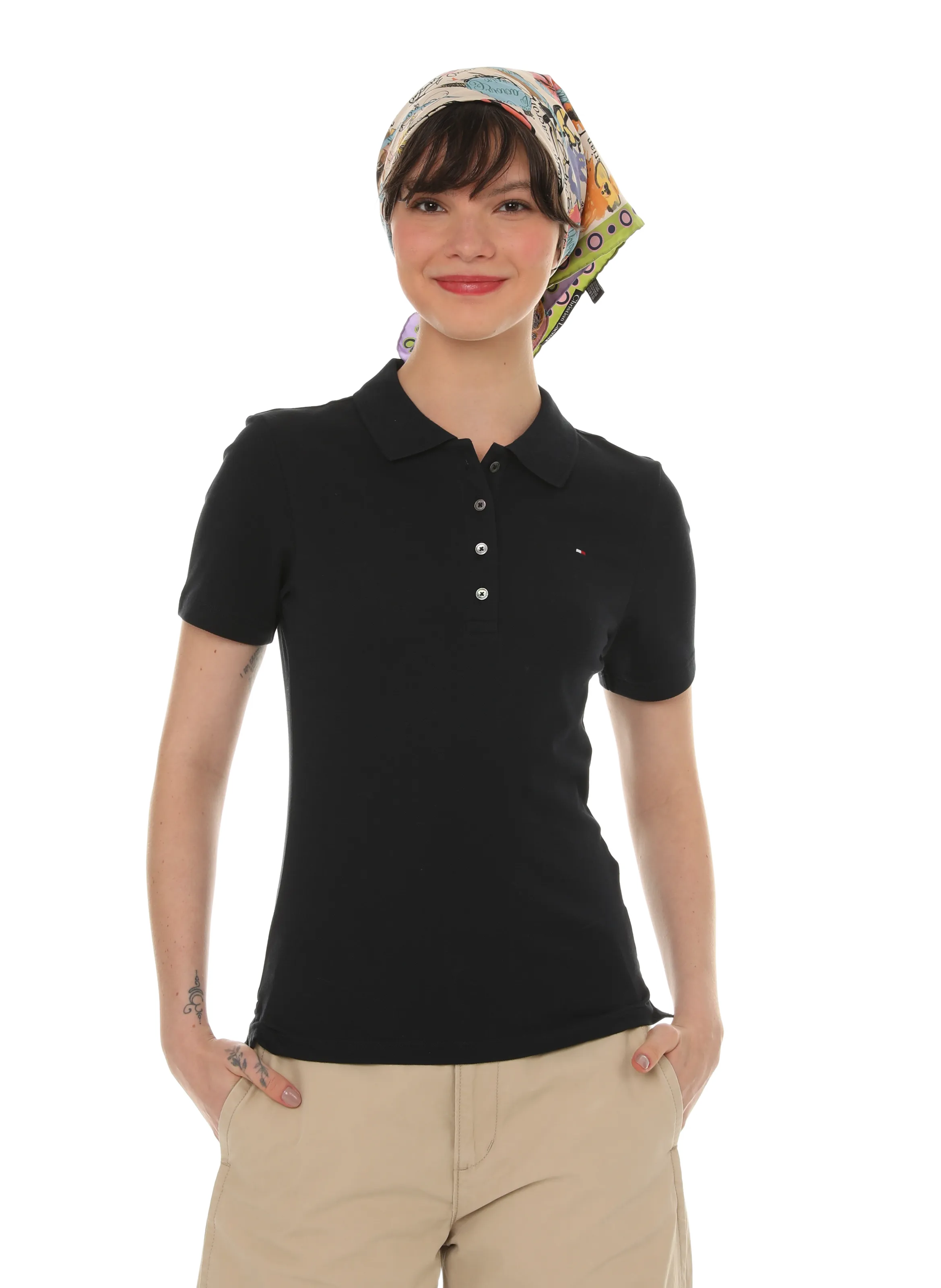TOMMY HILFIGER  Polo en coton  - Bleu