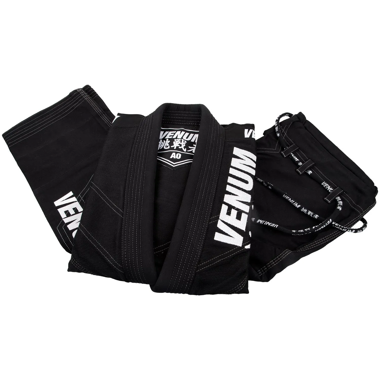 Venum Challenger 4.0 JJB Kimono - Black + Transport Bag