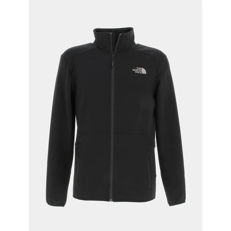 Navy Blue Men's Hybrid Bi-Material Jacket - Oxbow | wimod
