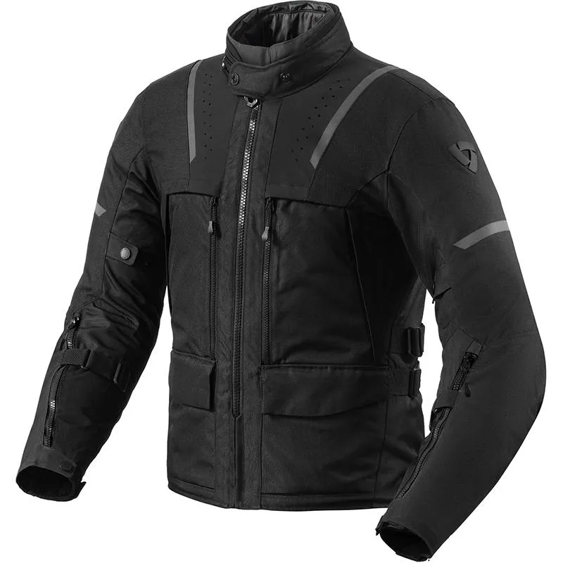 Revit Offtrack 2 H2O Jacket in Black - Maxxess FR, Motorcycle Jacket